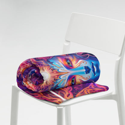 "The Sacred Vine" THROW BLANKET, 60″×80″, Lifestyle