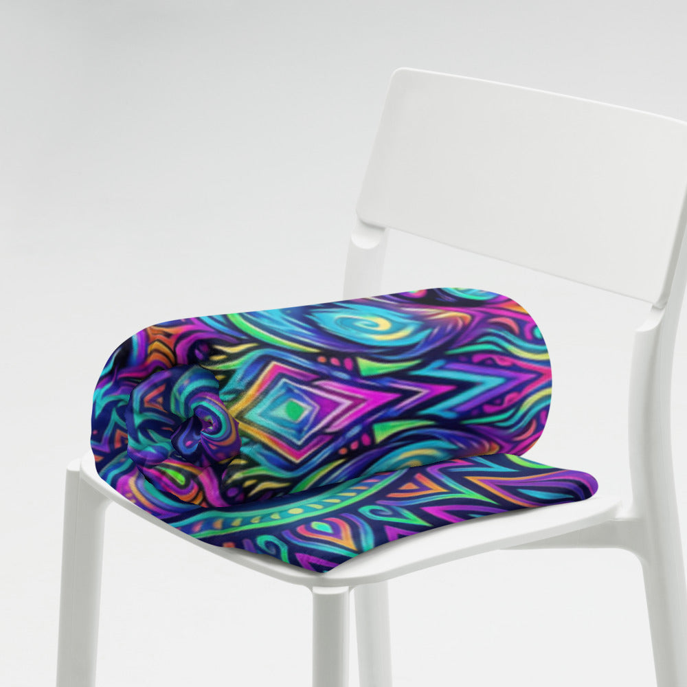 "Watchful Eyes" THROW BLANKET, 60″×80″, Lifestyle