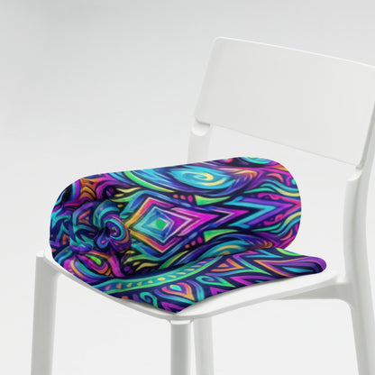 "Watchful Eyes" THROW BLANKET, 60″×80″, Lifestyle
