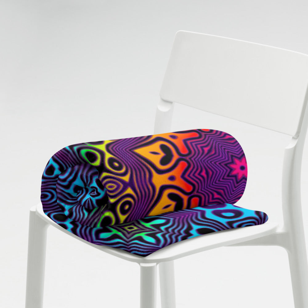 "Surf's Up" THROW BLANKET, 60″×80″, Lifestyle