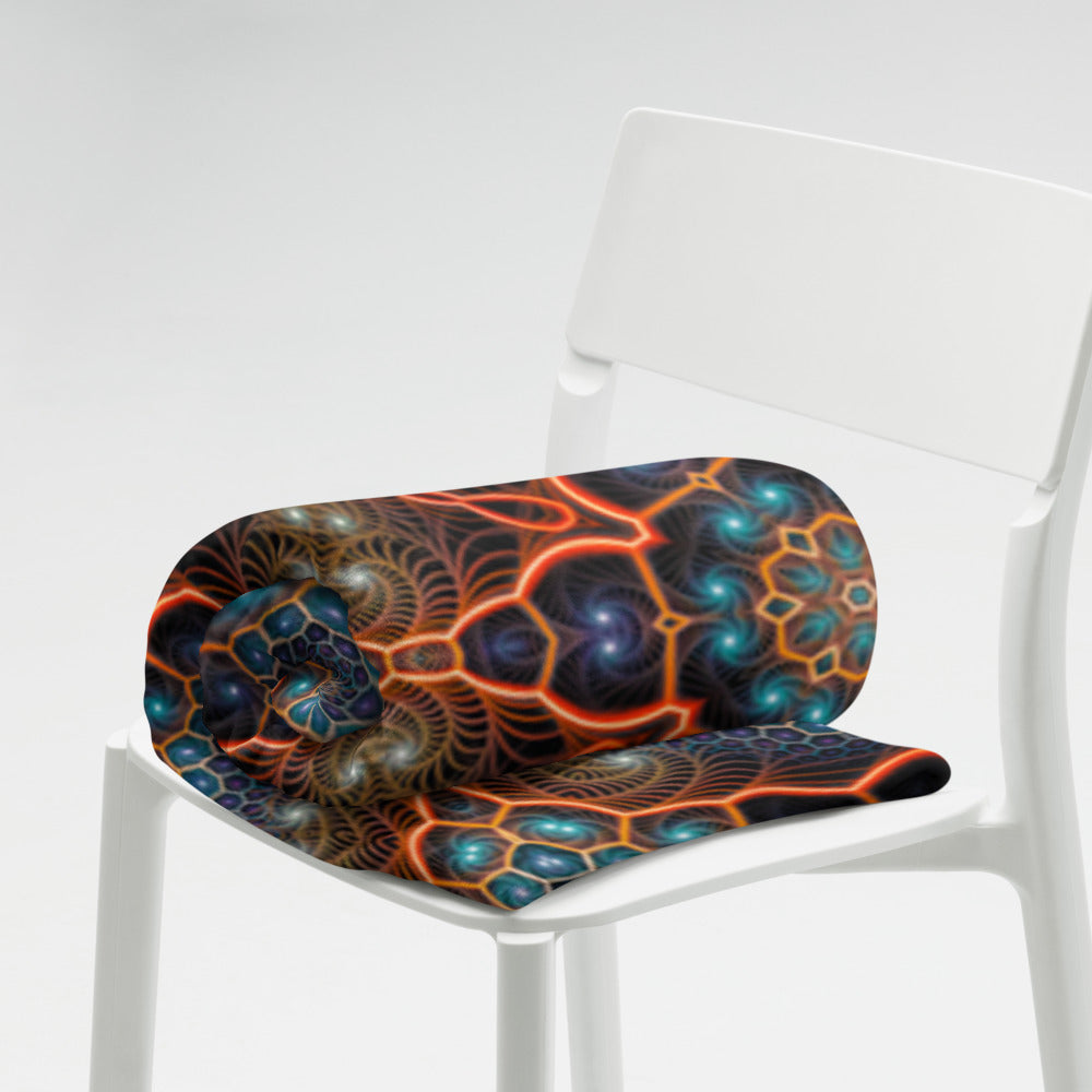 "Starry Night" THROW BLANKET, 60″×80″, Lifestyle