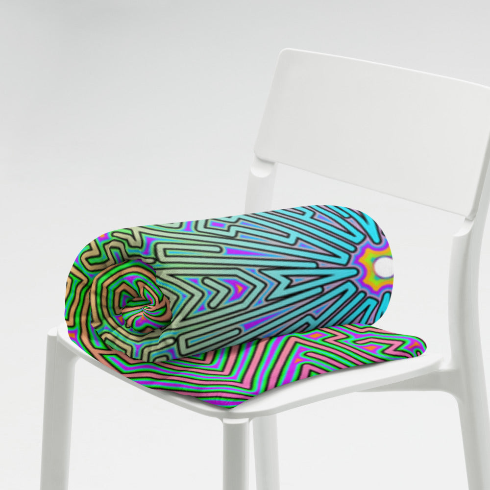"Corteca V2" THROW BLANKET, 60″×80″, Lifestyle