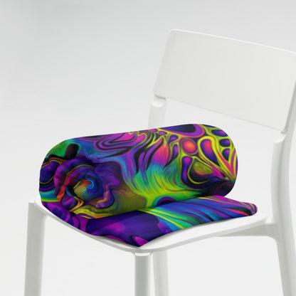 "Still Trippin'" THROW BLANKET, 60″×80″, Lifestyle