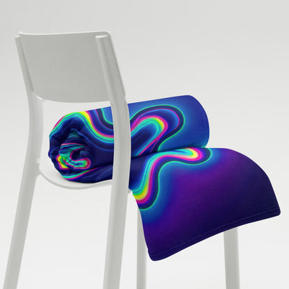 "All Melting Eye" THROW BLANKET, 60″×80″, Lifestyle 2