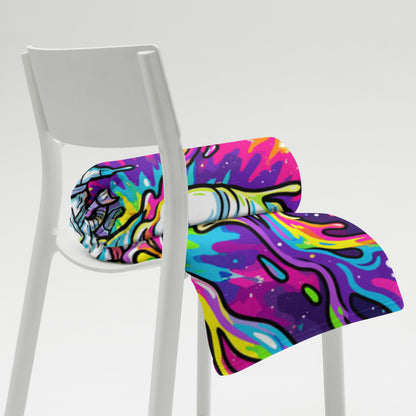 "Astro Burst" THROW BLANKET, 60″×80″, Lifestyle 2