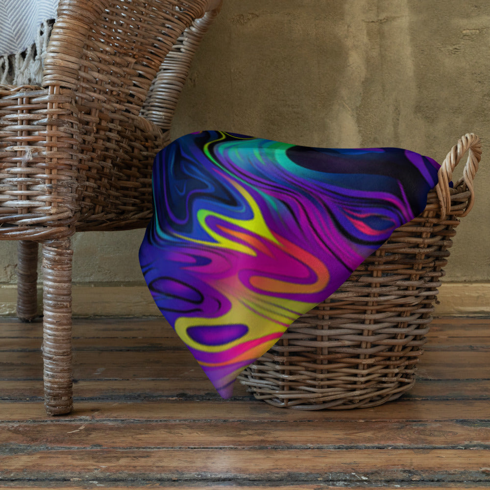 "Still Trippin'" THROW BLANKET, 60″×80″, Lifestyle