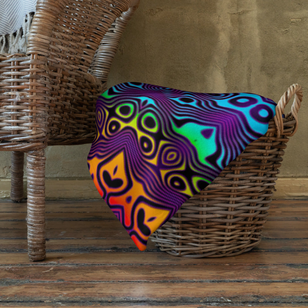 "Surf's Up" THROW BLANKET, 60″×80″, Lifestyle