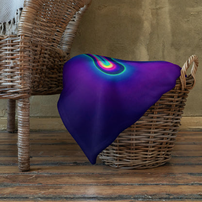 "All Melting Eye" THROW BLANKET, 60″×80″, Lifestyle