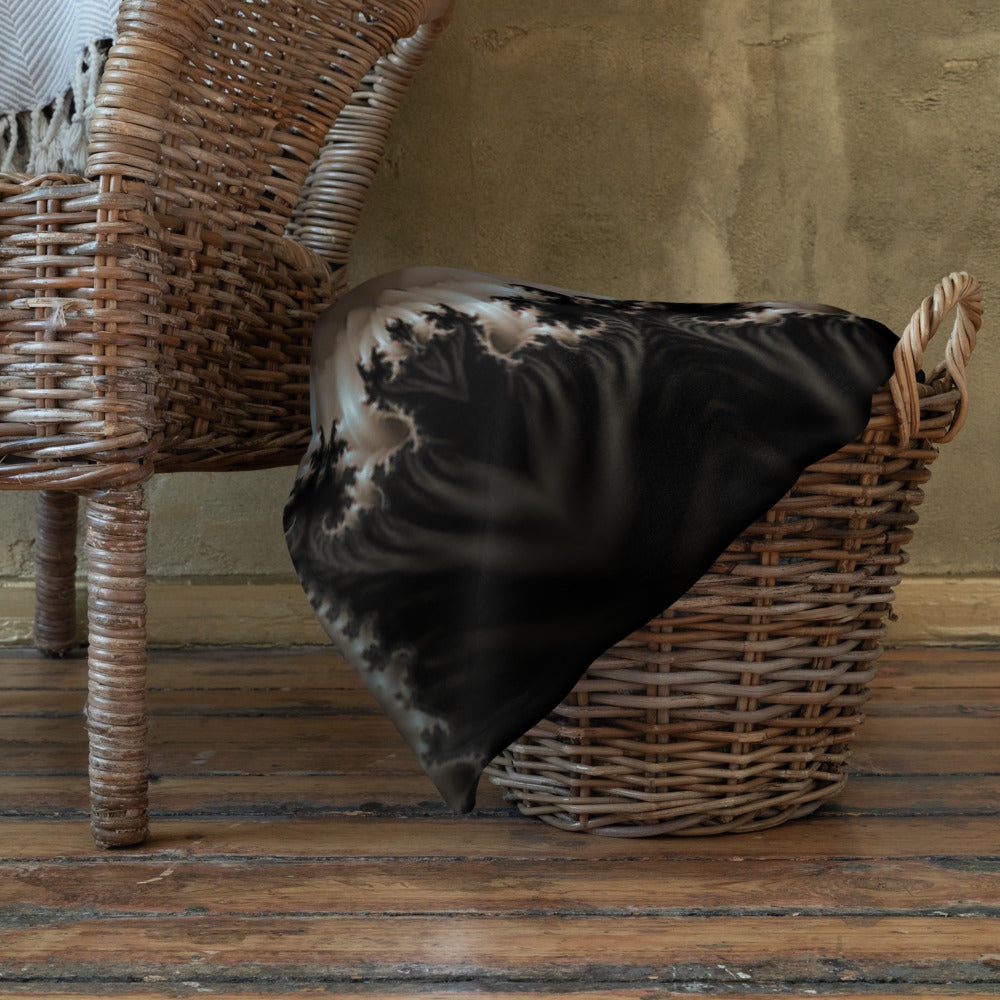 "Duality" THROW BLANKET, 60″×80″, Lifestyle