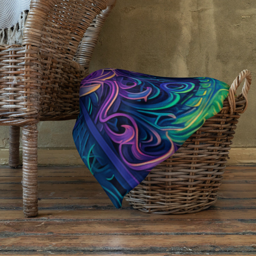 "Belladonna V2" THROW BLANKET, 60″×80″, Lifestyle