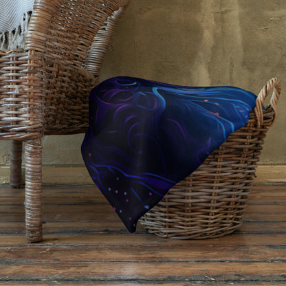 "Twilight Glow" THROW BLANKET, 60″×80″, Lifestyle
