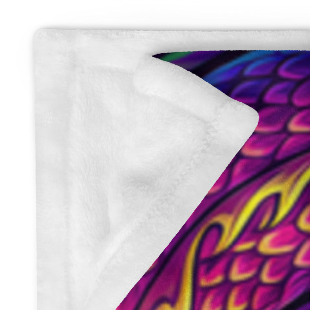 "LovDragons" THROW BLANKET, 60″×80″, Product details