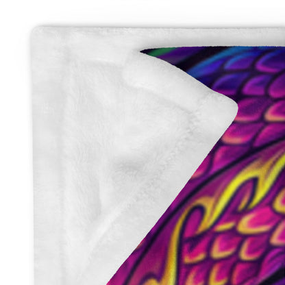 "LovDragons" THROW BLANKET, 60″×80″, Product details