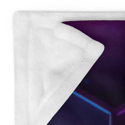 "Dark Honeycomb" THROW BLANKET, 60″×80″, Product details