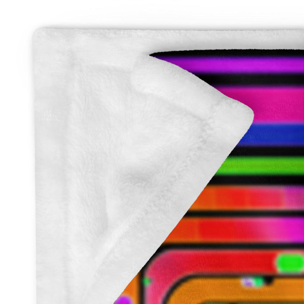 "Borg Rave" THROW BLANKET, 60″×80″, Product details