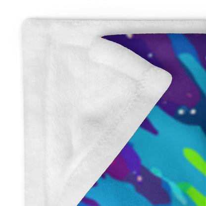 "Astro Burst" THROW BLANKET, 60″×80″, Product details