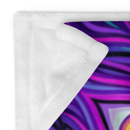 "Shamanic Emanation" THROW BLANKET, 60″×80″, Product details