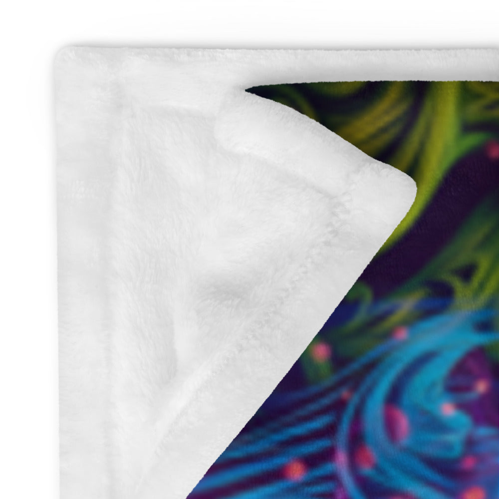 "The Sacred Vine" THROW BLANKET, 60″×80″, Product details