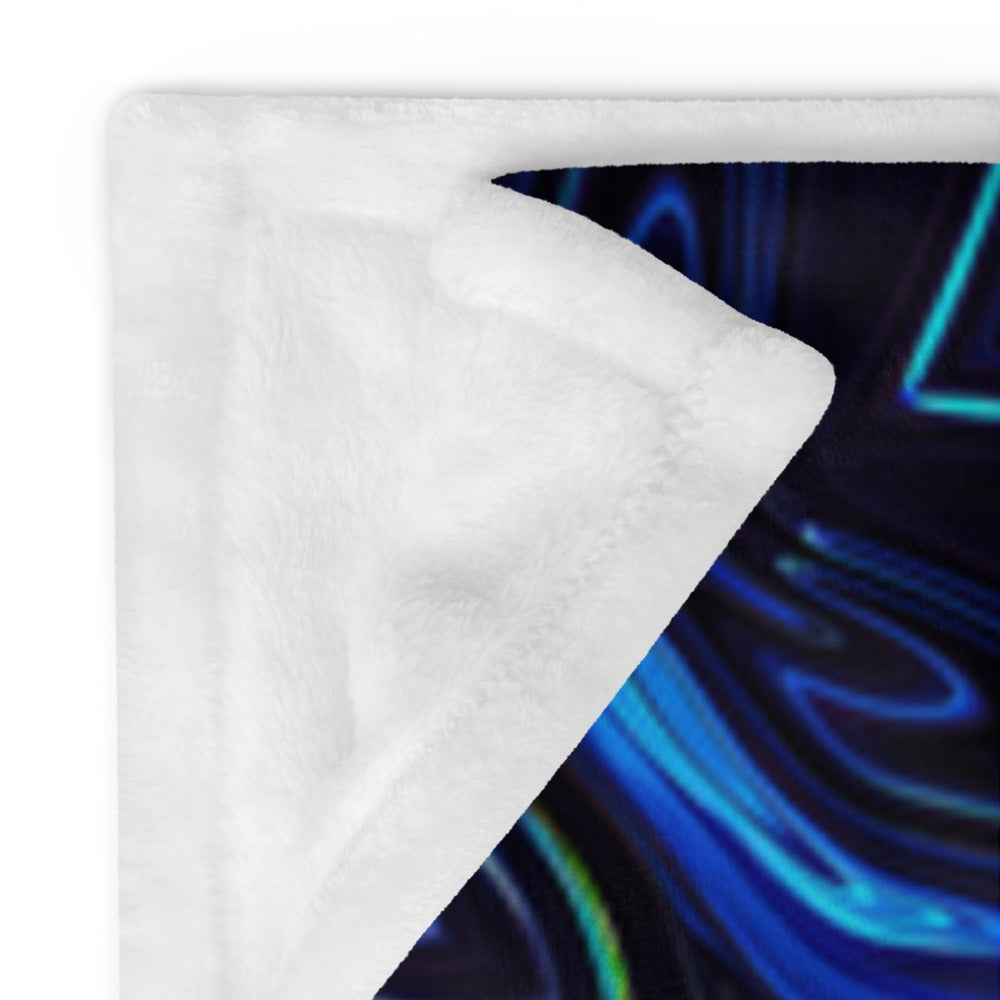 "Liquid Night" THROW BLANKET, 60″×80″, Product details
