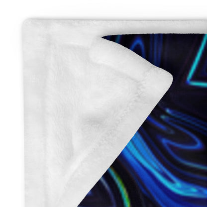 "Liquid Night" THROW BLANKET, 60″×80″, Product details
