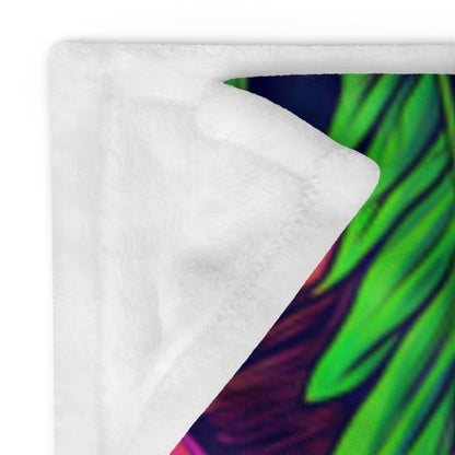 "Mushroom Forest" THROW BLANKET, 60″×80″, Product details