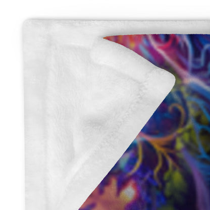 "The Sacred Circle" THROW BLANKET, 60″×80″, Product details