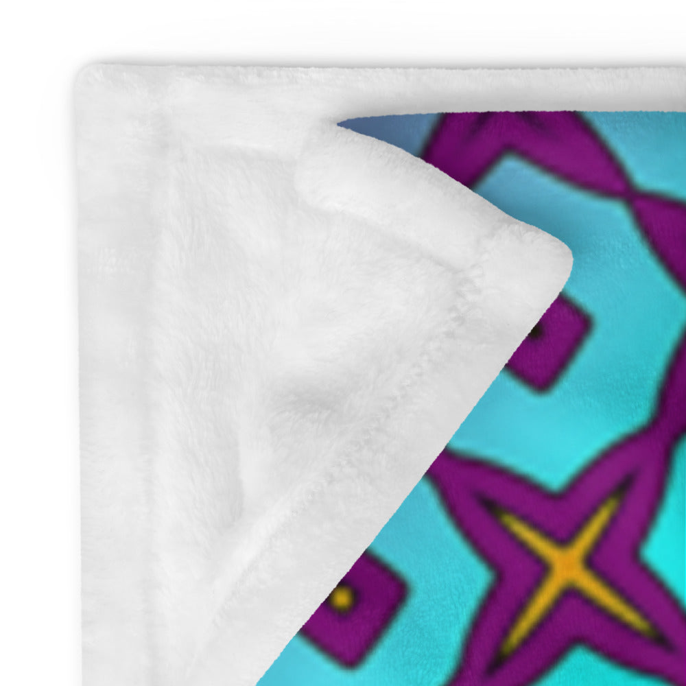"Peacocking" THROW BLANKET, 60″×80″, Product details