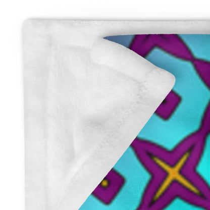 "Peacocking" THROW BLANKET, 60″×80″, Product details