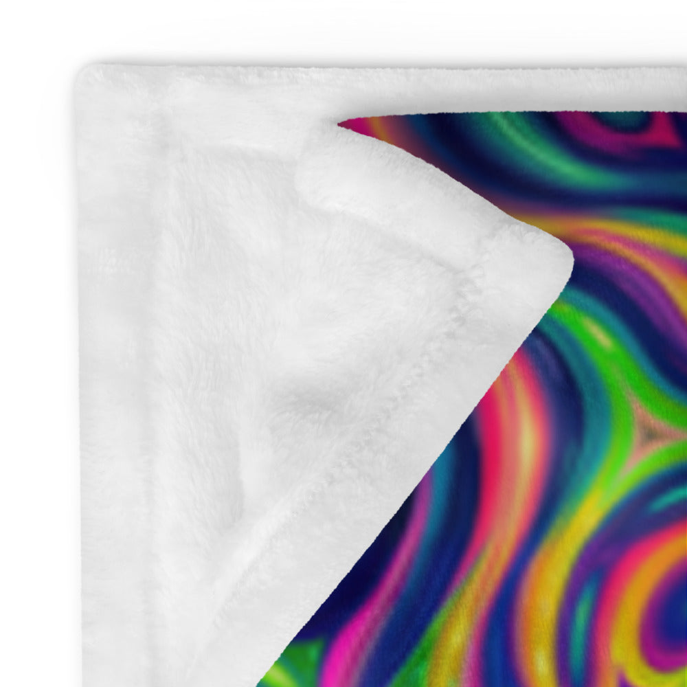 "Oh My Sri Yantra" THROW BLANKET, 60″×80″, Product details