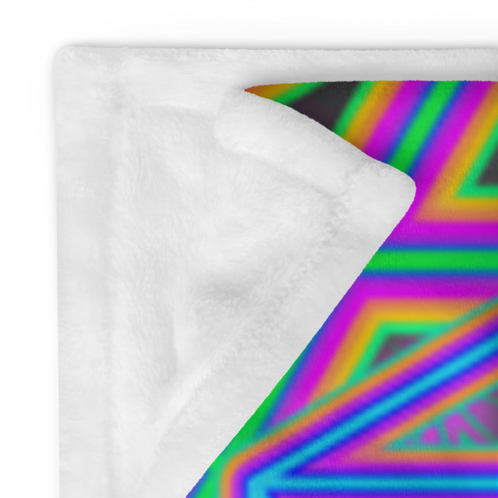 "Flower of Tron" THROW BLANKET, 60″×80″, Product details
