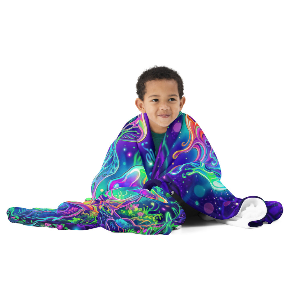 "Beyond Physical" THROW BLANKET, 60″×80″, Front