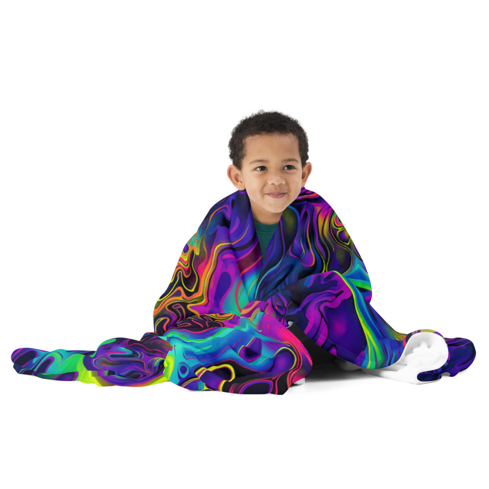 "Still Trippin'" THROW BLANKET, 60″×80″, Front
