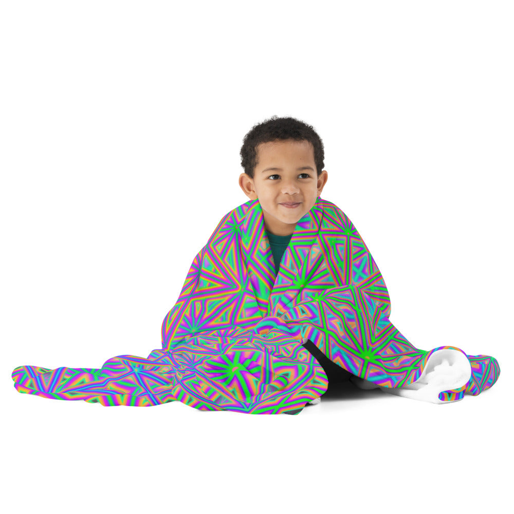 "Flower of Tron" THROW BLANKET, 60″×80″, Front