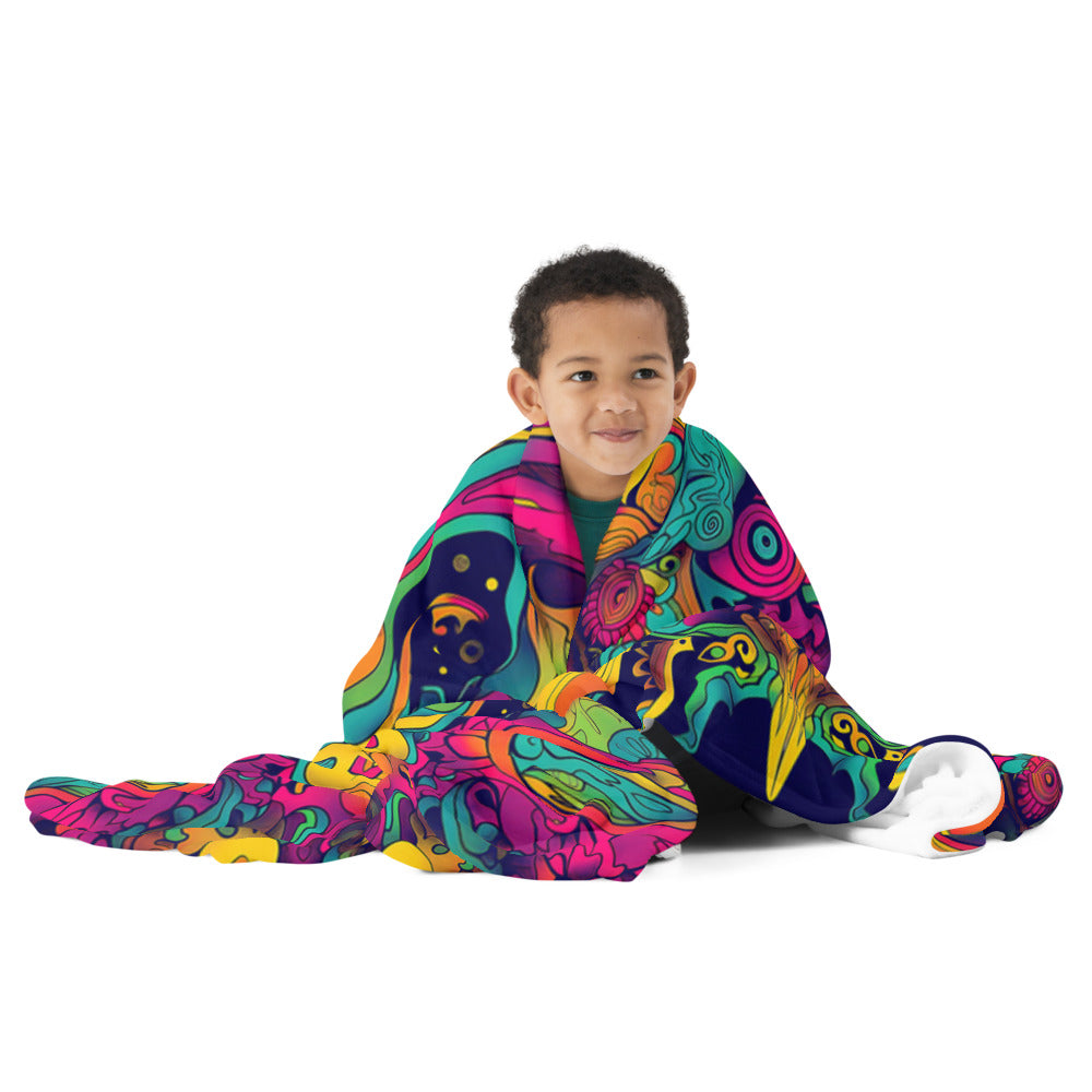 "Totem" THROW BLANKET, 60″×80″, Front