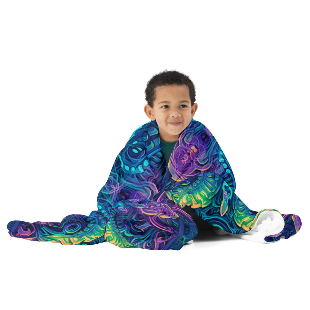"Belladonna V2" THROW BLANKET, 60″×80″, Front