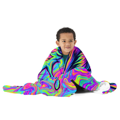 "Fox Hole" THROW BLANKET, 60″×80″, Front