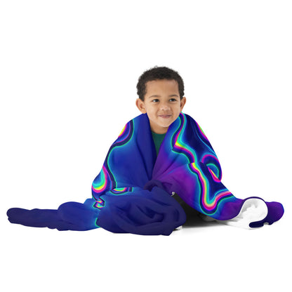"All Melting Eye" THROW BLANKET, 60″×80″, Front