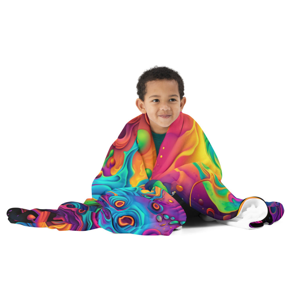 "Void Destroyer" THROW BLANKET, 60″×80″, Front
