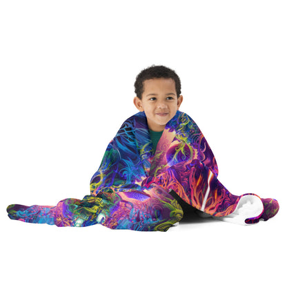 "The Sacred Vine" THROW BLANKET, 60″×80″, Front