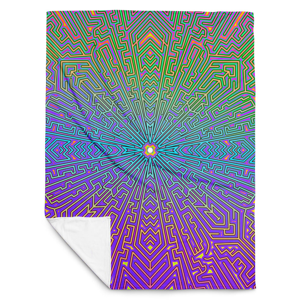 "Corteca V2" THROW BLANKET, 60″×80″, Front