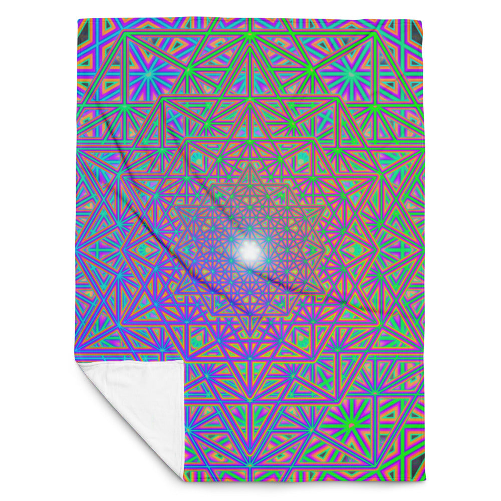 "Flower of Tron" THROW BLANKET, 60″×80″, Front