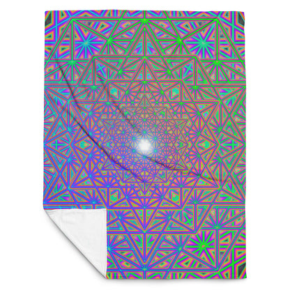 "Flower of Tron" THROW BLANKET, 60″×80″, Front