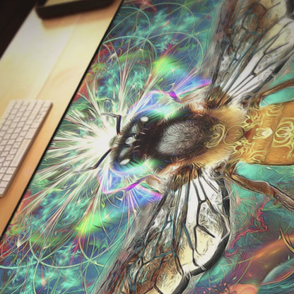 "To Bee or Not to Bee - [Bee Section]" DESK MAT / MOUSE PAD (12x18)(12x22)(15.5x31)