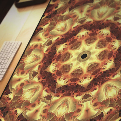 "Totem Sun" DESK MAT / MOUSE PAD (12x18)(12x22)(15.5x31)