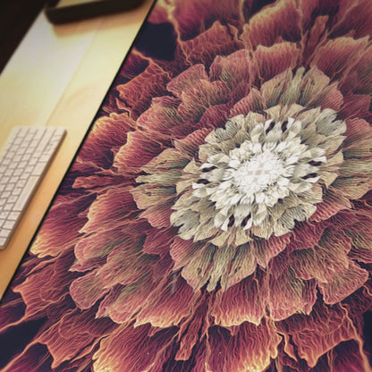 "Mandala Bloom" DESK MAT / MOUSE PAD (12x18)(12x22)(15.5x31)