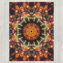 "Autumn Bloom" THROW BLANKET