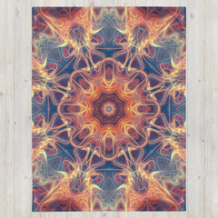 "Aquatic Rays" THROW BLANKET