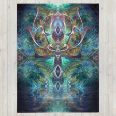 "Fluer de Vie" THROW BLANKET