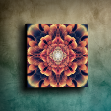 Load image into Gallery viewer, &quot;Mandala Bloom&quot; - Flower Mandala Canvas