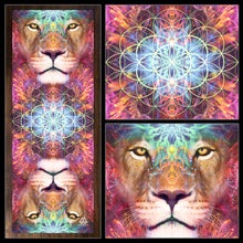 Load image into Gallery viewer, &quot;Genesis V2&quot; - Lion Flower of Life YOGA MAT